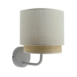 Applique E14, acier / polyester, blanc, Rafty, METROPOLIGHT