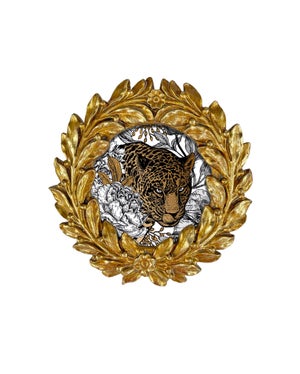 Cadre Couronne, H.8 x l.8 cm doré, EMDE DUMONT