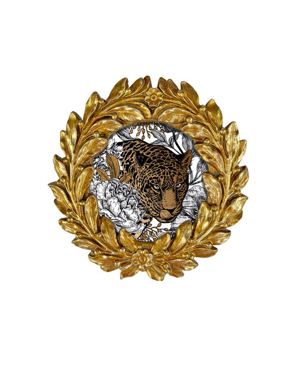 Cadre Couronne, H.8 x l.8 cm doré, EMDE DUMONT