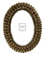 Cadre Couronne, H.15 x l.10 cm doré, EMDE DUMONT