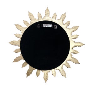 Assortiment de 3 miroirs rond Soleil doré diam.16.5 cm EMDE