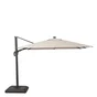 Parasol deporte LED+Pied Taupe Sonora II NATERIAL, L.288 x l.288 cm