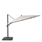 Parasol deporte LED+Pied Taupe Sonora II NATERIAL, L.391 x l.282 cm