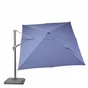 Parasol déporté LED+Pied marin Sonora II NATERIAL, L.391 x l.282 cm