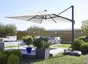 Parasol deporte LED+Pied blanc Sonora II NATERIAL, L.391 x l.282 cm
