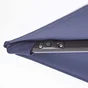 Parasol déporté LED+Pied marin Sonora II NATERIAL, L.288 x l.288 cm