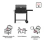 Barbecue charbon Centaurus Beta II 90x70cm NATERIAL