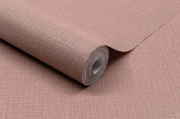 Papier peint intissé Textile nacré INSPIRE rouge sentier