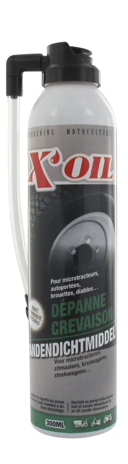 Aérosol anti-crevaison, X'OIL, 300 ml