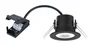 Spot encastrable led intégrées, ARIC, de 3000 à 4000 K, cylindre noir