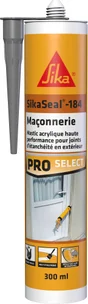 Mastic colle SIKASEAL 184 gris SIKA 300 ml