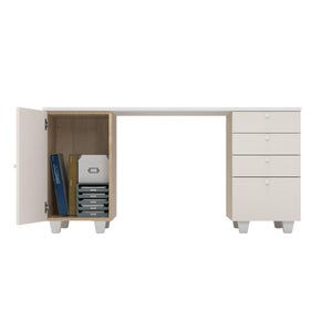 Plateau de bureau SPACEO Evo'm blanc L.120 X P.56 cm