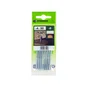 Sachet de 8 double vis filetée acier  fendue STANDERS x L.50 mm
