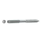 Sachet de 8 double vis filetée acier  fendue STANDERS x L.50 mm