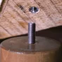 Sachet de 4 double vis filetée acier STANDERS, Diam.6 mm x L.60 mm