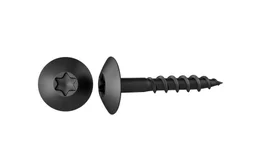 Sachet de 4 vis acier tête ronde Torx STANDERS, 7 x L.40 mm