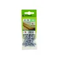 Sachet de 40 vis acier rond fente STANDERS x L.16 mm