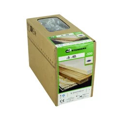 Boîte de 500 vis acier tête fraisée pozidriv STANDERS x L.40 mm