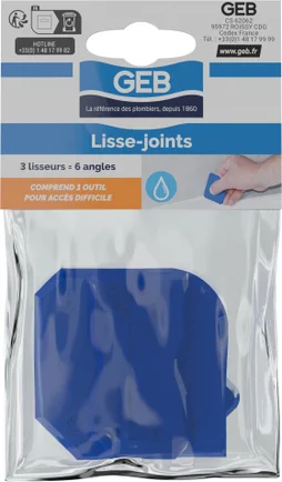 Lot de 3 lisse-joints (2 confort + 1 acces difficile), GEB