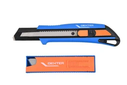 Cutter retractable 25 mm avec 3 lames DEXTER