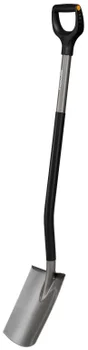 Bêche à bêcher acier trempé FISKARS manche acier L.98 cm