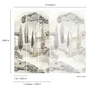 Papier peint panoramique Canopy gris l.159 x H.280 cm