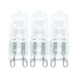 Lot de 3 ampoules halogène, capsule G9, 920lm = 67W, blanc chaud, dimmables, LEXMAN