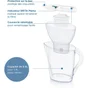 Carafe filtrante marella blanc brita