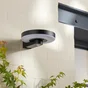 Applique exterieur solaire telde detection 1000 lumens noir inspire