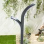 Lampadaire extérieur Led 2 têtes, 3000 Lumen anthracite Lakko INSPIRE