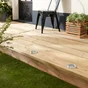 Lot de 3 spots à encastrer extérieur Foggia gu10 max 28 W, Diam.10 cm INSPIRE