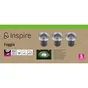 Lot de 3 spots à encastrer extérieur Foggia gu10 max 28 W, Diam.10 cm INSPIRE