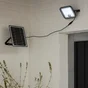 PROJECTEUR EXTERIEUR SOLAIRE TWICE DETECTION 1600LM 6500K IP65 NOIR INSPIRE