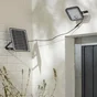 PROJECTEUR EXTERIEUR SOLAIRE TWICE DETECTION 1600LM 6500K IP65 NOIR INSPIRE