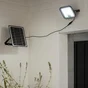 PROJECTEUR EXTERIEUR SOLAIRE TWICE DETECTION 1600LM 6500K IP65 NOIR INSPIRE