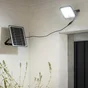 PROJECTEUR EXTERIEUR SOLAIRE TWICE DETECTION 1600LM 6500K IP65 NOIR INSPIRE