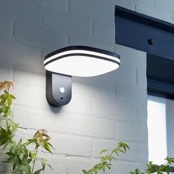 Applique exterieur solaire baquio detection 900 lumens noir inspire
