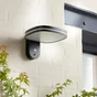 Applique exterieur solaire baquio detection 900 lumens noir inspire