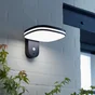 Applique exterieur solaire baquio detection 900 lumens noir inspire