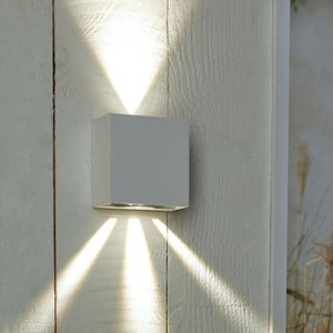 Applique extérieure bord de mer led 1400 Lm, blanc neutre, blanc Baiona INSPIRE