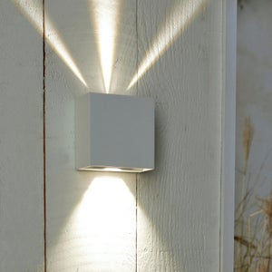 Applique extérieure bord de mer led 1400 Lm, blanc neutre, blanc Baiona INSPIRE