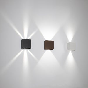 Applique extérieure bord de mer led 1400 Lm, blanc neutre, blanc Baiona INSPIRE