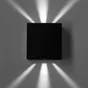 Applique extérieure led bord de mer, 1400 lumens, noir Baiona INSPIRE