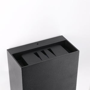 Applique extérieure led bord de mer, 1400 lumens, noir Baiona INSPIRE