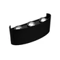 Applique extérieure led 1200 lumens, blanc chaud, noir Quiroga INSPIRE