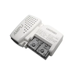 Amplificateur blindé 2 sorties + alimentation, LEXMAN