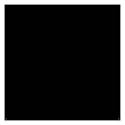 Plaque de protection sol noir LE MARQUIER Psc75, l.75 cm x H.0.2 cm