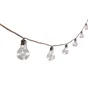 Guirlande solaire Mima, 3 metres, 10 ampoules led, blanc chaud 3000K, INSPIRE