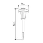 Balise solaire à piquer noir 10 lm VESBIO INSPIRE