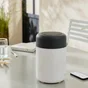 Lampe extérieur Lojo module led, USB, haut parleur, RGB, IP54, gris/noir/blanc, INSPIRE